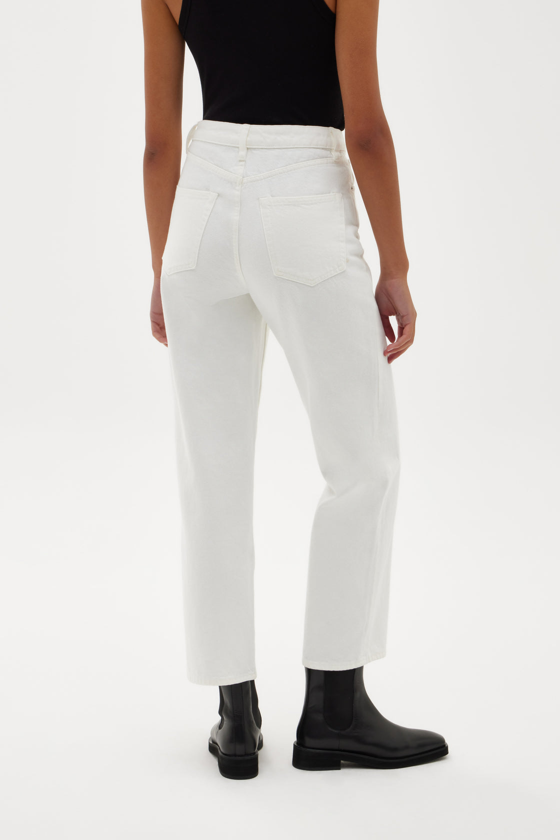 Vintage Straight Jean- Vintage White
