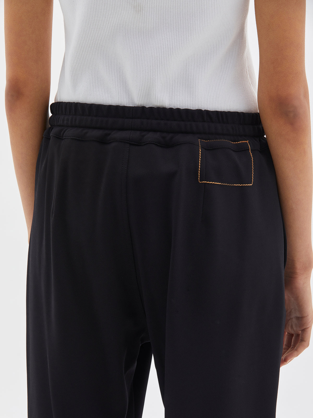 Stretch Twill Tapered Pant- Black