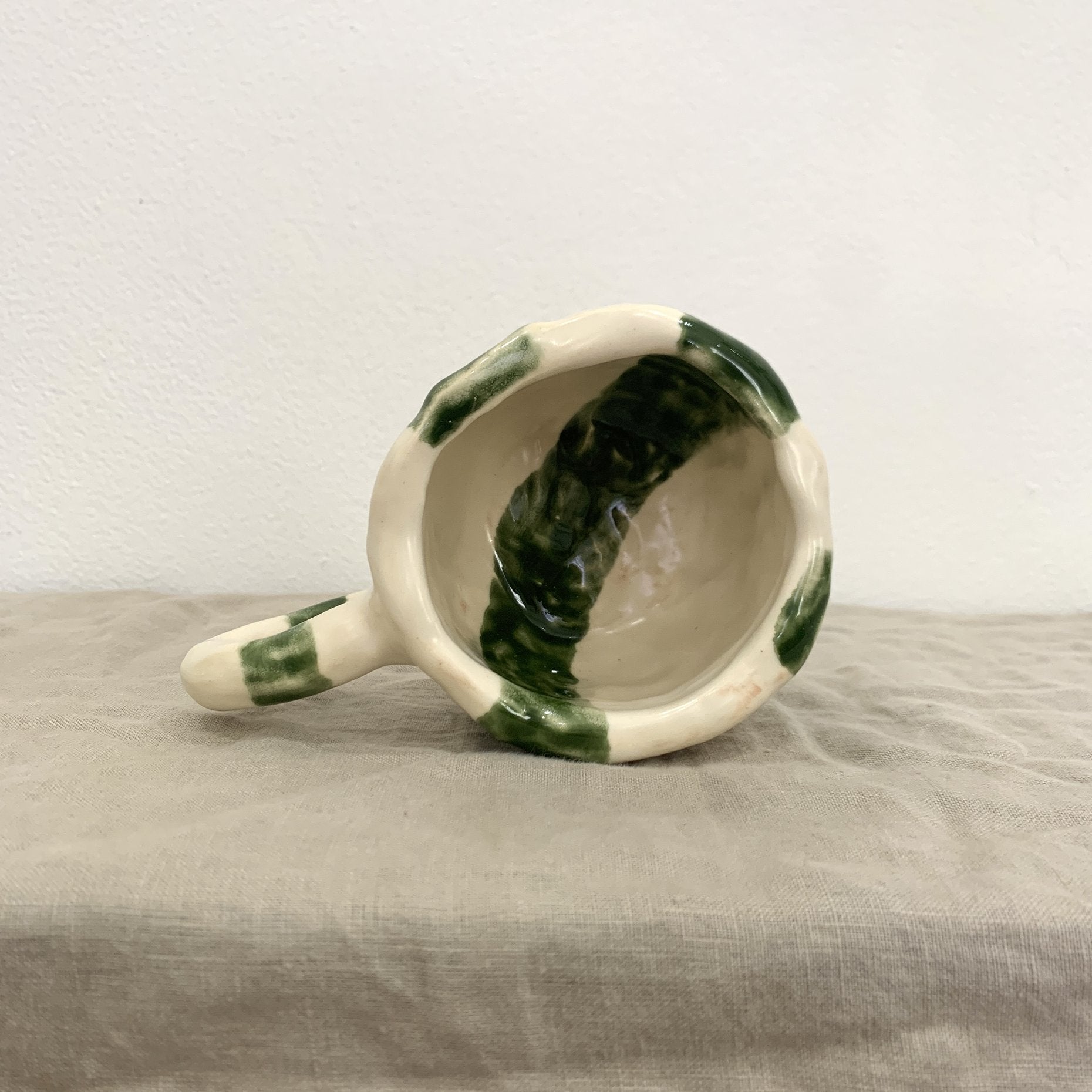 Mug Girl- Green Stripe